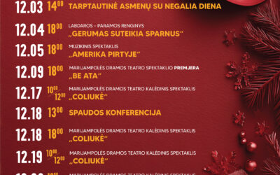 Nepraleiskite dramos teatro renginių gruodį!